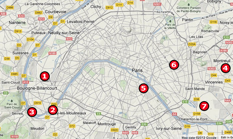 Birding Locations in Paris